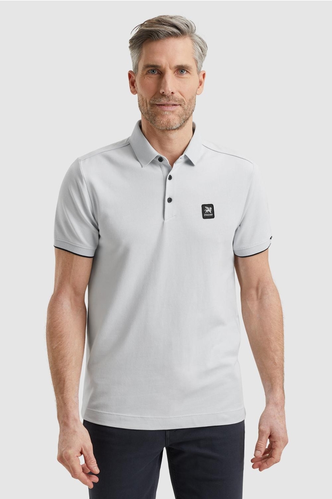 POLO VAN PIQUE MET STRETCH VPSS2504850 5368 SKYWRITING